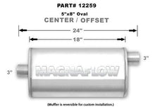 Cargar imagen en el visor de la galería, Stainless Muffler 3in Offset In/Center Out