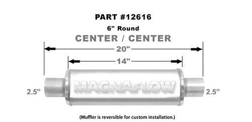 MagnaFlow Exhaust Products Stainless Steel Muffler
