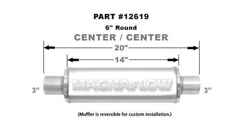 MagnaFlow Exhaust Products Stainless Steel Muffler