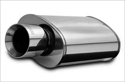 MagnaFlow Exhaust Products Stainless Muffler 2.25in In / 4in Tips Out