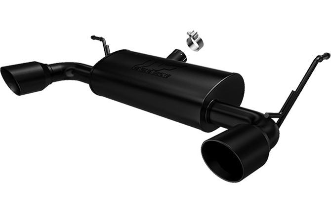 MagnaFlow Exhaust Products 07-   Wrangler 3.6L Axle Back Exhaust Black