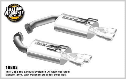 Axle Back Only System 08-09 G8 GT 2.5in Dual 3