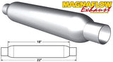 Silenciador de escape pequeño de 2,25 pulgadas con paquete de vidrio de MagnaFlow Exhaust Products