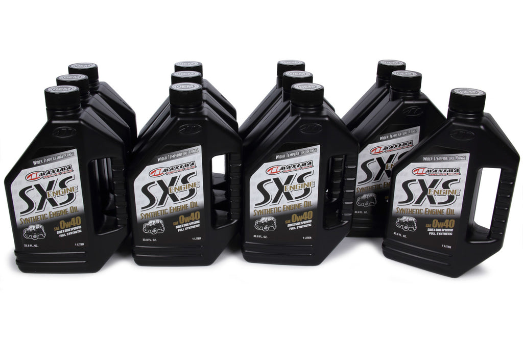 Maxima SXS Engine Full Syntheti c 0w40 Case 12 x 1 Liter