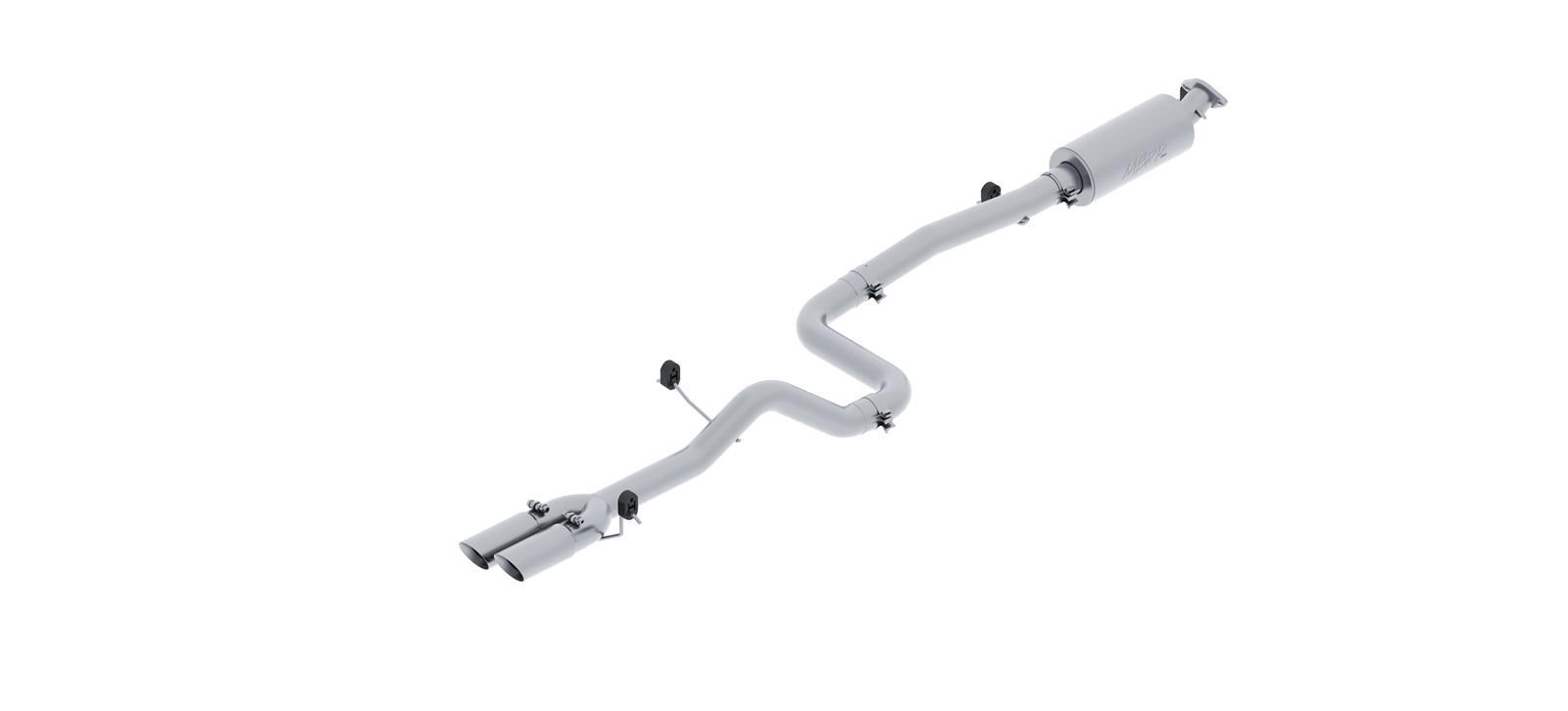 MBRP Exhaust 14-16 Ford Fiesta 1.6L 3in Cat Back Dual Outlet