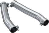 T409 Stainless Steel  Du al 3in Muffler Bypass