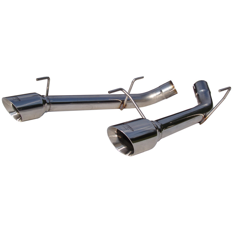 Axle-Back Exhaust System with 2-1/2in Diameter Stainless Tip