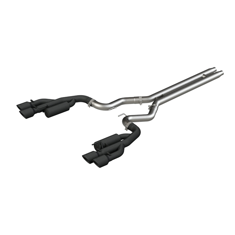 MBRP Exhaust 18-  Mustang 5.0L 3in Ca t Back Exhaust Quad Dual