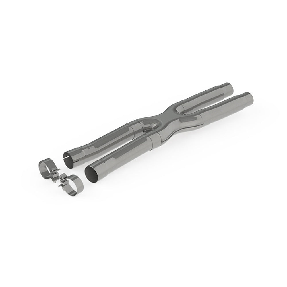MBRP Exhaust 15-   Mustang 2.5in Reso nator Bypass X-Pipe
