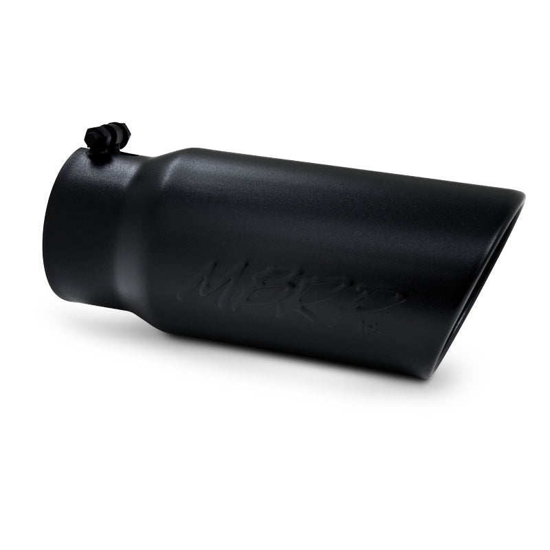 MBRP Exhaust Tip 5in O.D. Angled Roll ed End  4in inlet