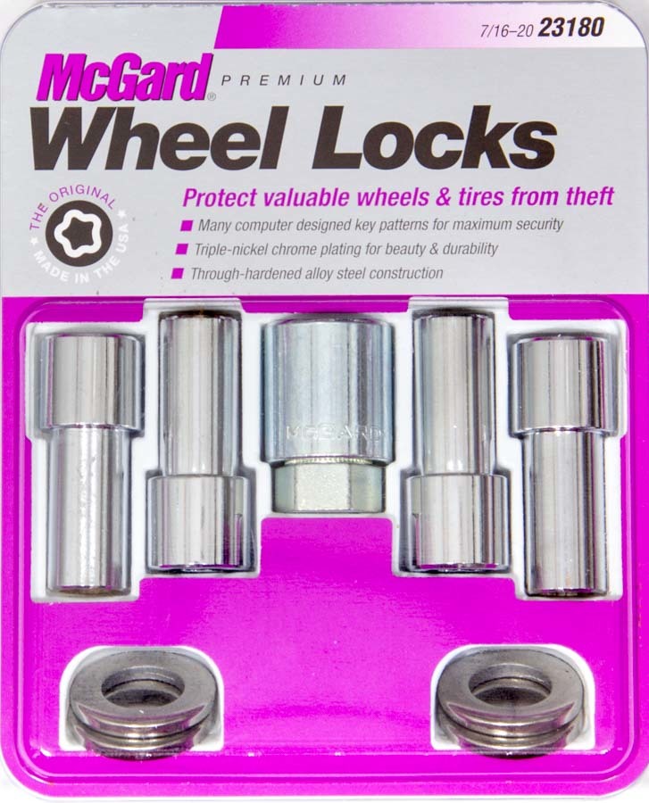 WHEEL LOCK 7/16 X-LONG SHANK (4)