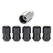 Load image into Gallery viewer, Wheel Locks 5Pcs. 97-19 Jeep JK/TJ 1/2-20 Black