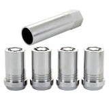 Wheel Locks 14mm x 1.5 Cone Seat 4 Pack Chrome