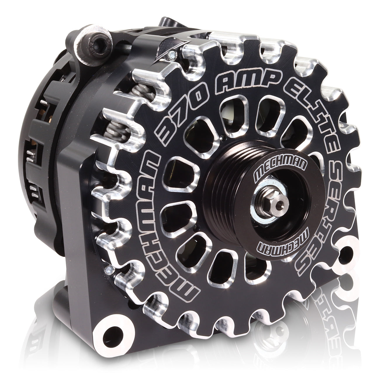 Mechman Alternators E Series 370 amp Billet Alternator GM Truck