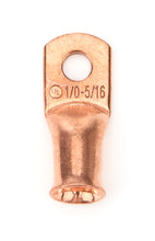 Load image into Gallery viewer, 1/0 Gauge Copper Cable End 5/16in Hole