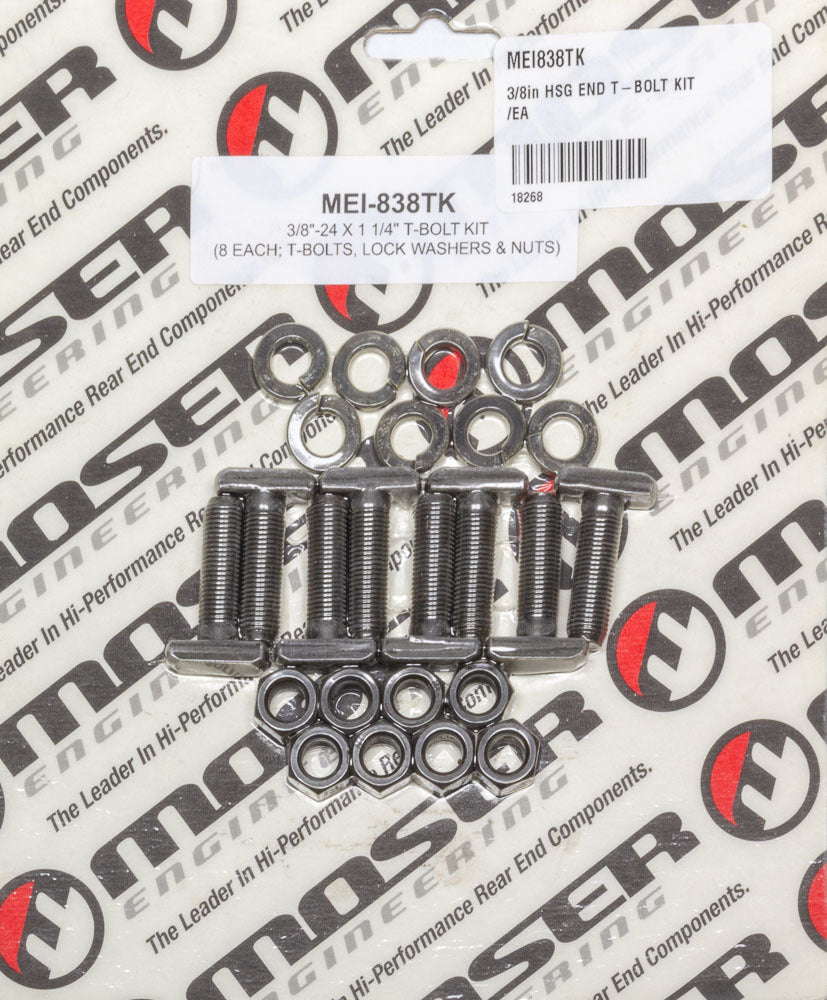 Moser Engineering 3/8in HSG END T-BOLT KIT /EA