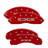 MGP Caliper Covers 11-14 Ford Edge Caliper Covers Red