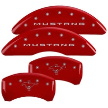 Load image into Gallery viewer, MGP Caliper Covers 15-   Mustang Caliper Covers Red