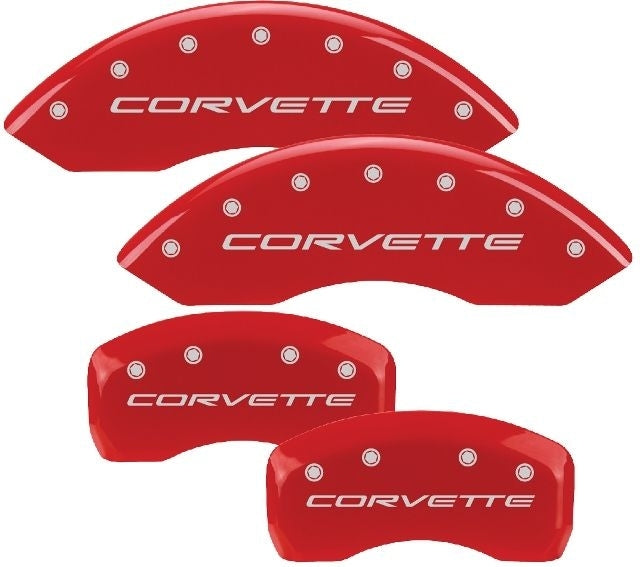 MGP Caliper Covers 97- Corvette C5/C6 Caliper Covers Red