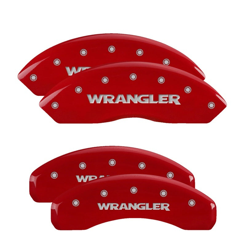 Caliper Covers Set of 4 - Red Aluminum