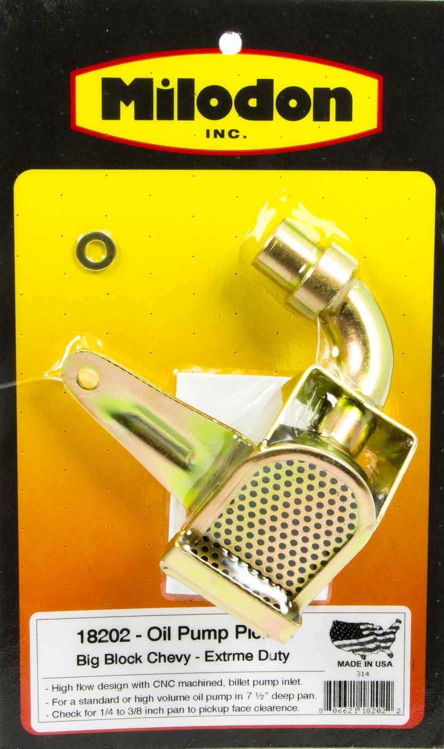 Milodon Oil Pump Pick-Up - BBC Extreme Duty