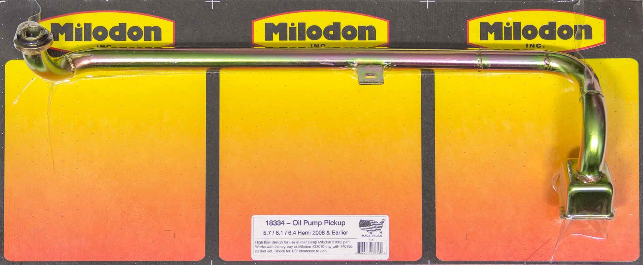 Milodon Oil Pump Pick-Up