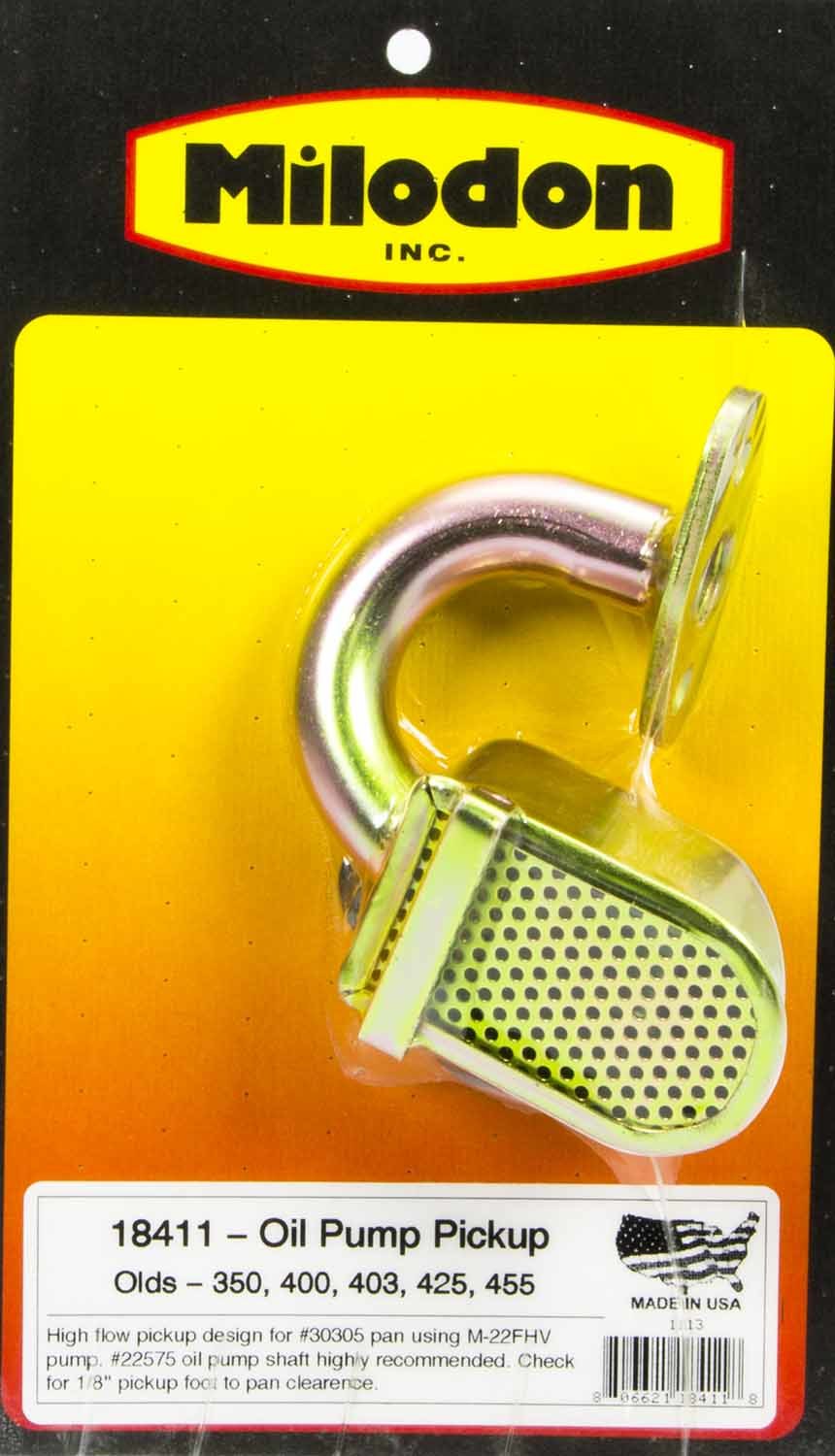 Milodon Oil Pump Pick-Up