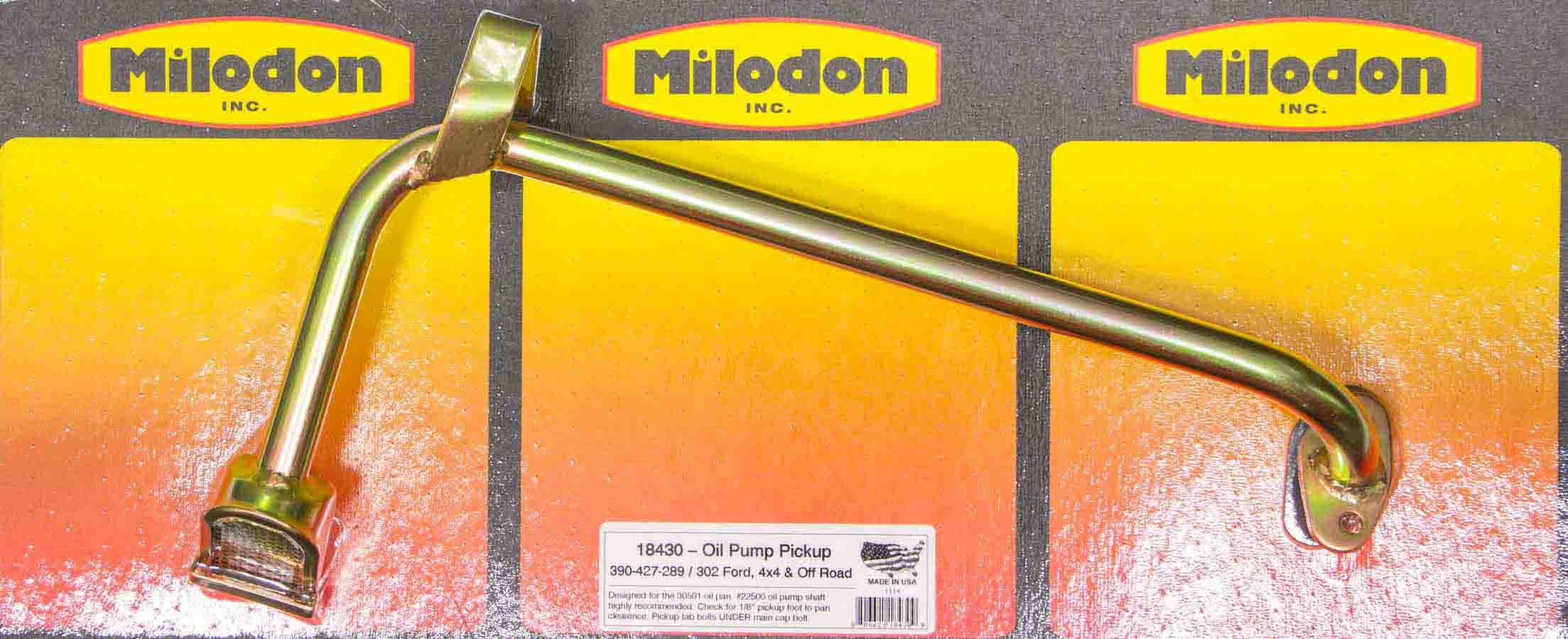 Milodon Oil Pump Pick-Up