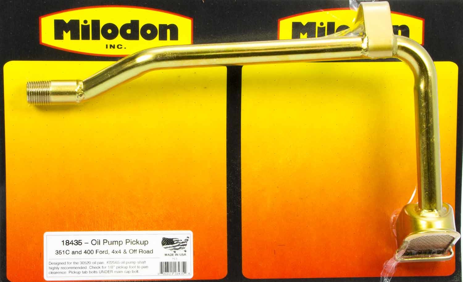 Milodon Oil Pump Pick-Up
