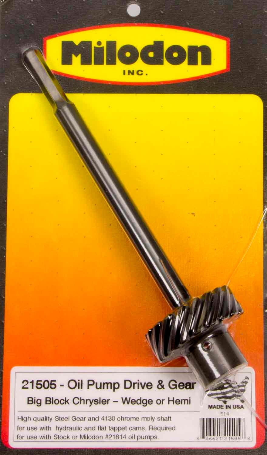 Milodon BB.Chry. Oil Pump Drive