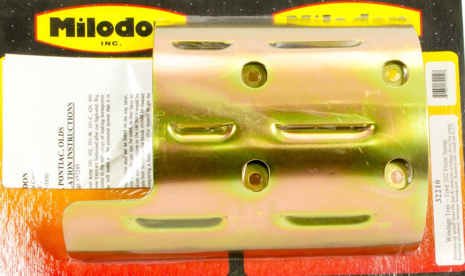 Milodon SBF 289-302 Windage Tray