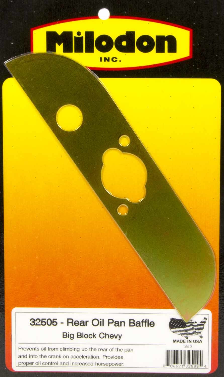 Milodon BBC Rr Pan Baffle