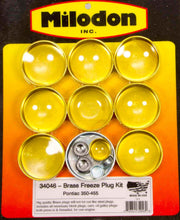 Load image into Gallery viewer, MilodonPontiac V8 Brass Freeze Plug Kit