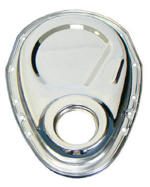 Milodon SBC Timing Cover - Chrome