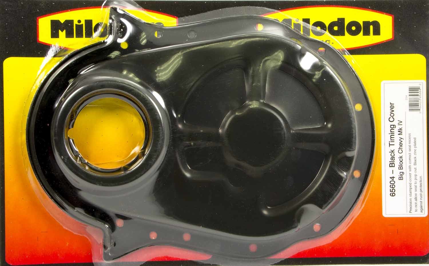 Milodon BBC Timing Cover - Black