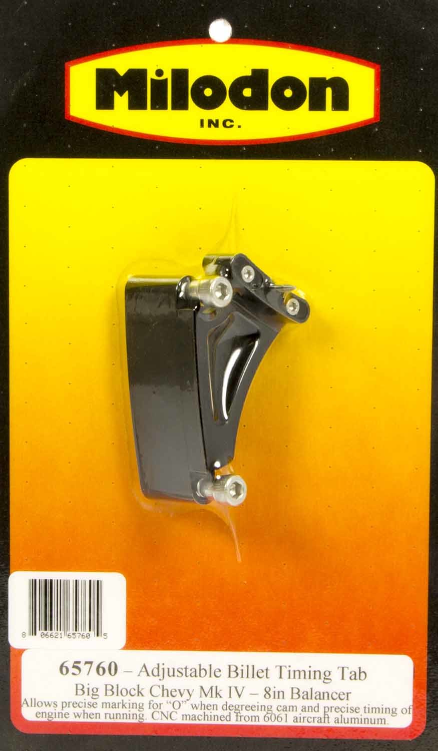 Milodon BBC Timing Pointer - 8in Balancer