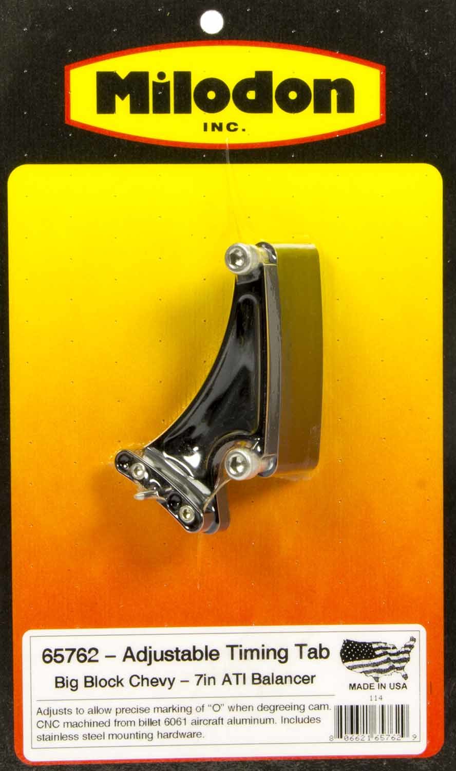 Milodon BBC Timing Pointer - 7.074 ATI Balancer