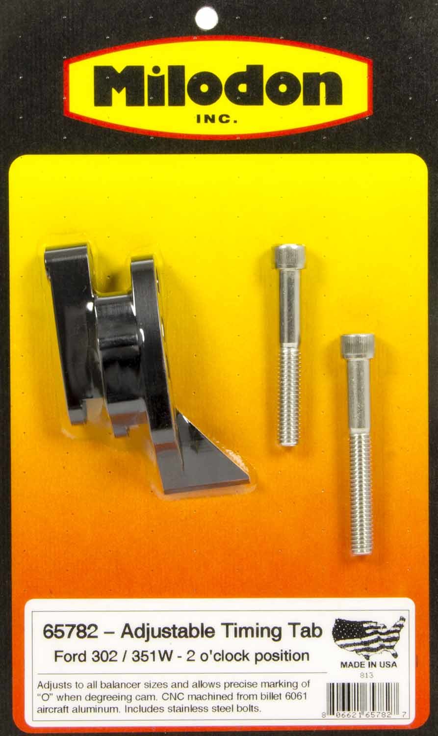 Milodon SBF Timing Pointer - 302-351W 2 O'Clock