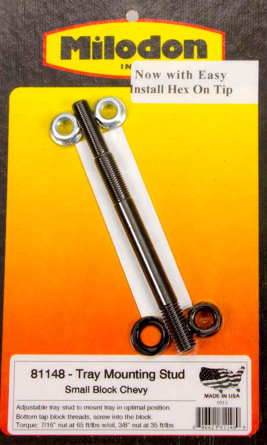 Milodon 7/16in Windage Tray Stud