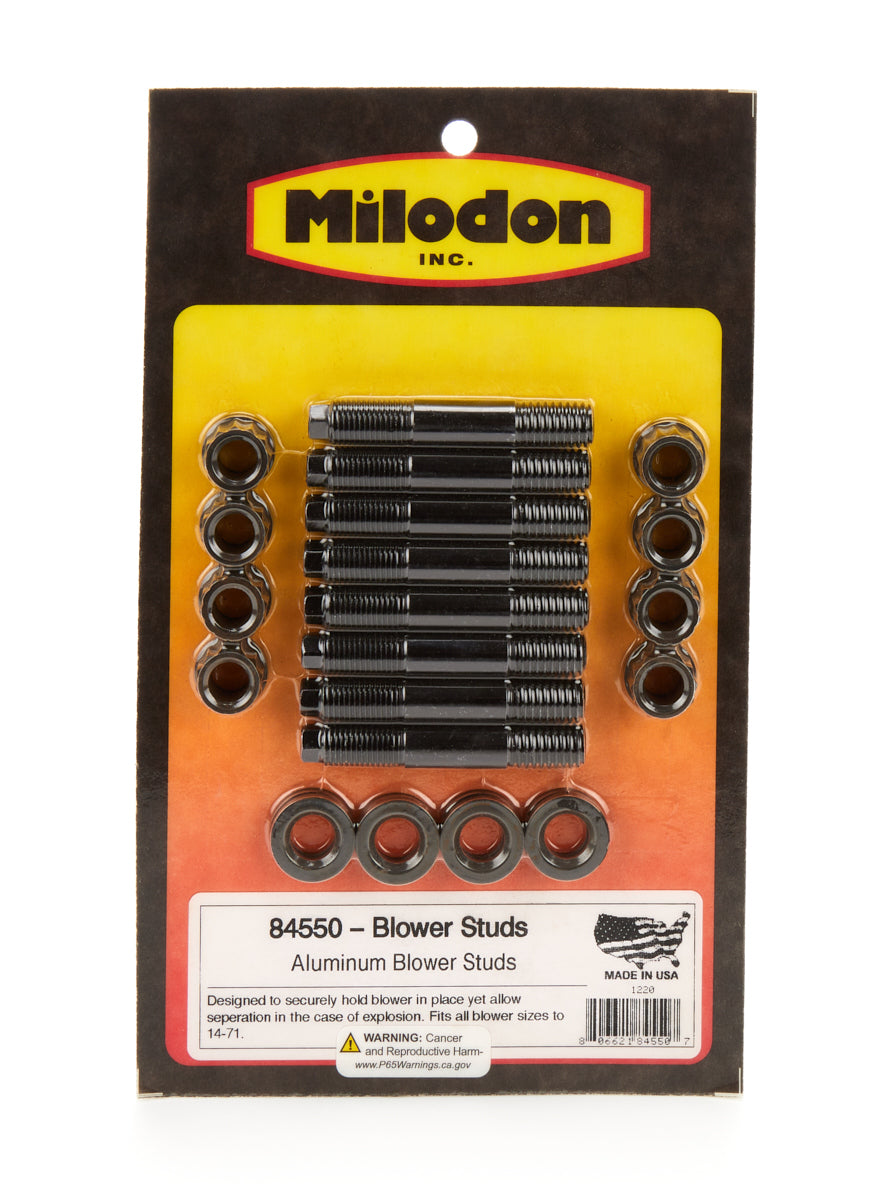 Milodon Aluminum Blower Studs