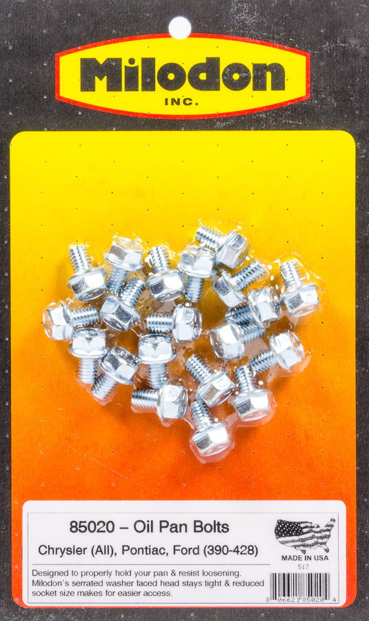Milodon Oil Pan Bolt Kit BBM