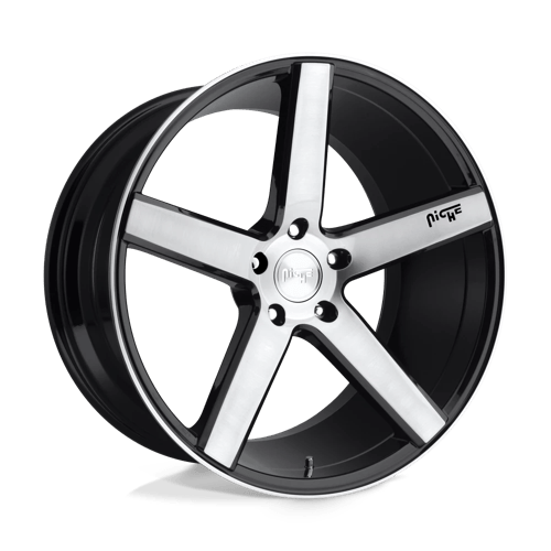 M124 22X9 5X4.5 GL-BLK-BRSHD 38MM