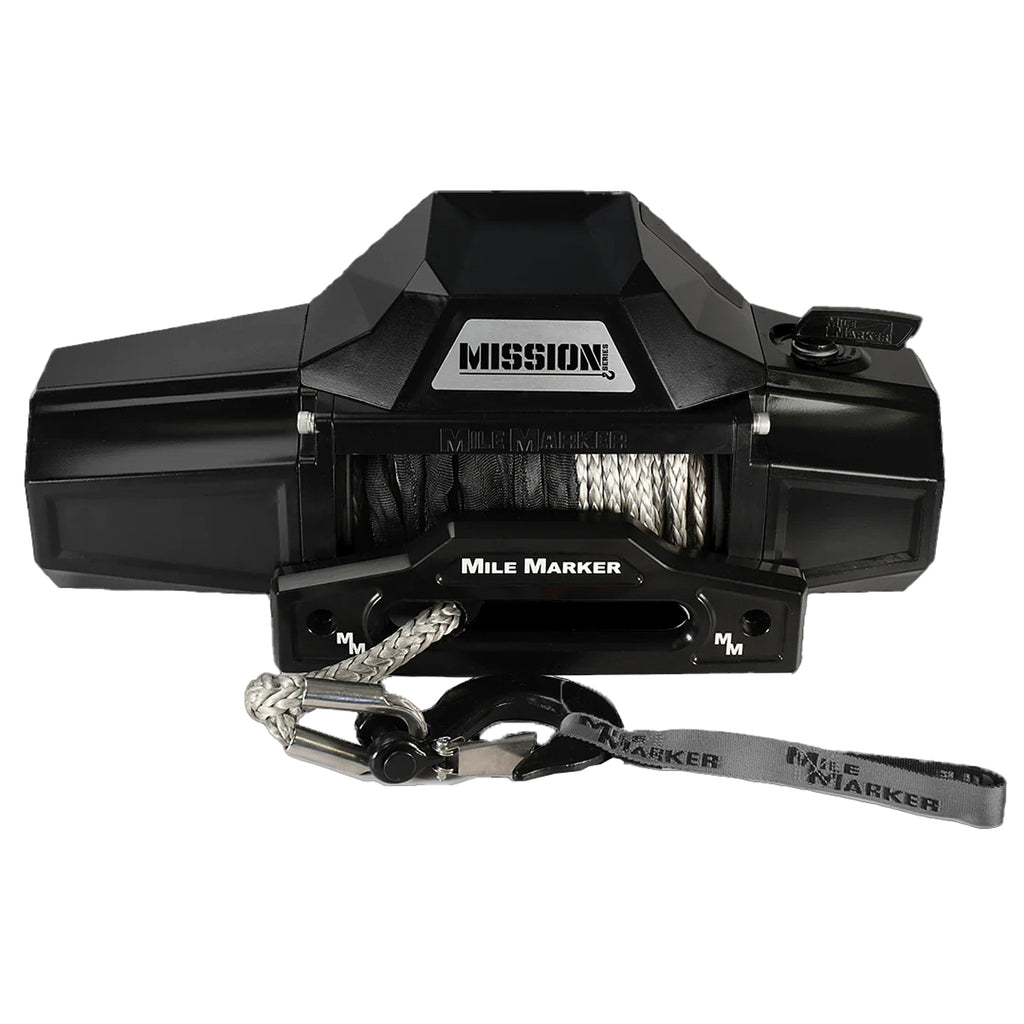 Mile Marker Mission 12000lb Winch with Synthetic Rope