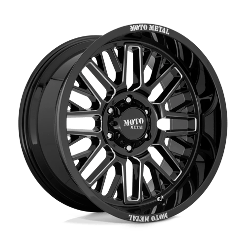 MO802 22X10 6X135 G-BLK MILL -18MM