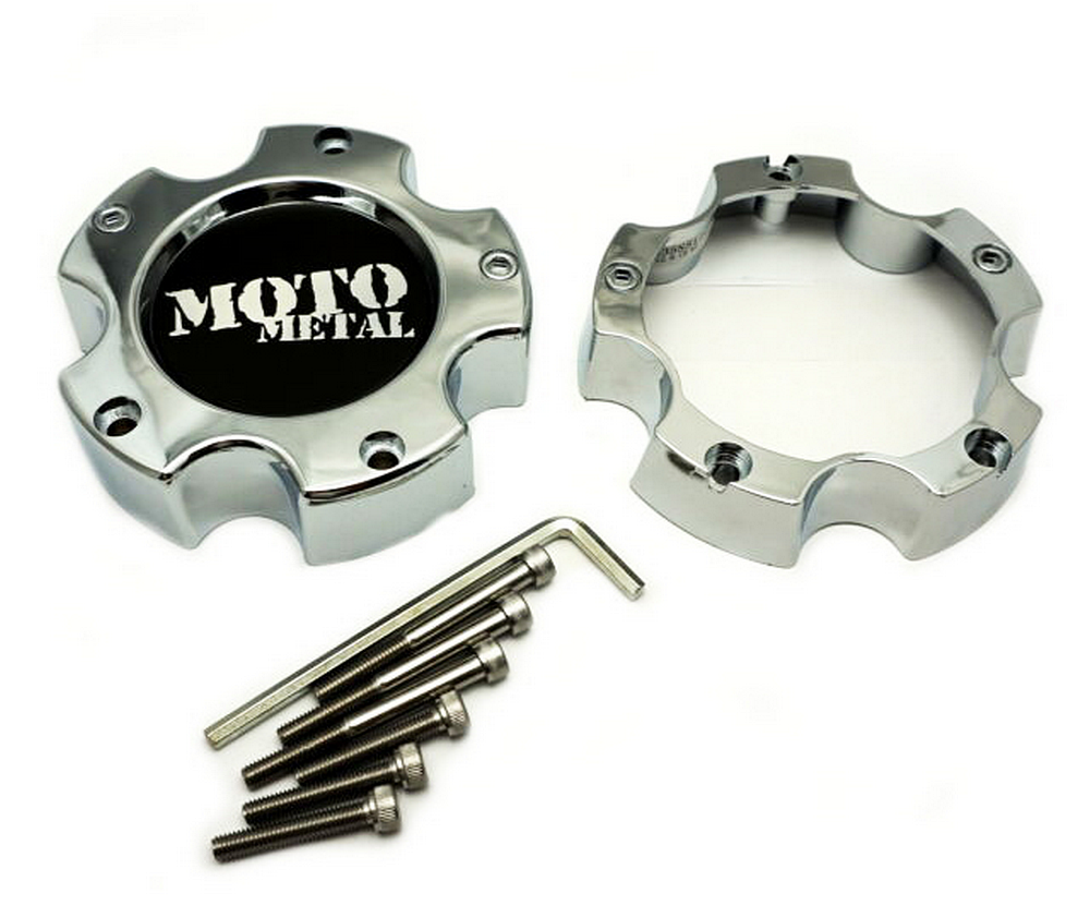 MOTO METAL CAP SMALL 5 LUG CHROME