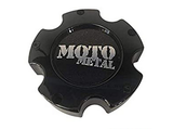 Moto Metal MOTO METAL GLOSS BLACK CAP LARGE 5 LUG