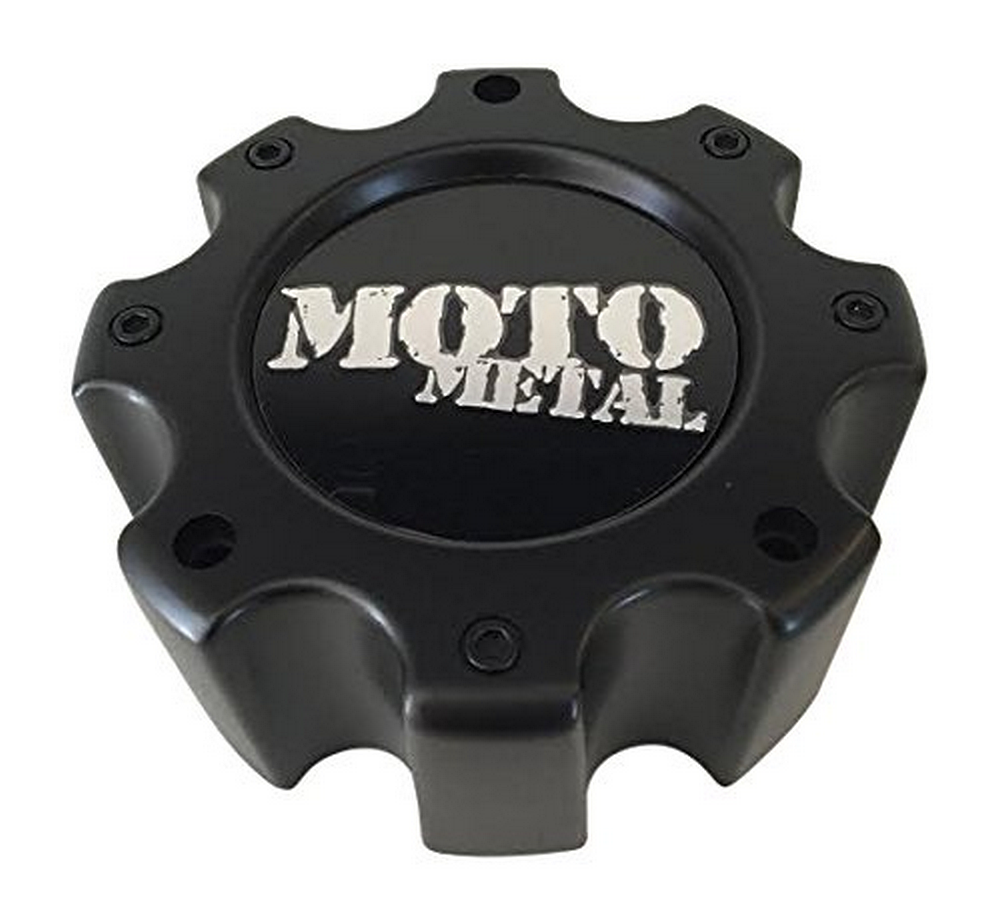 MOTO CAP W/ SPACER 8 LUG - MATTE BLACK