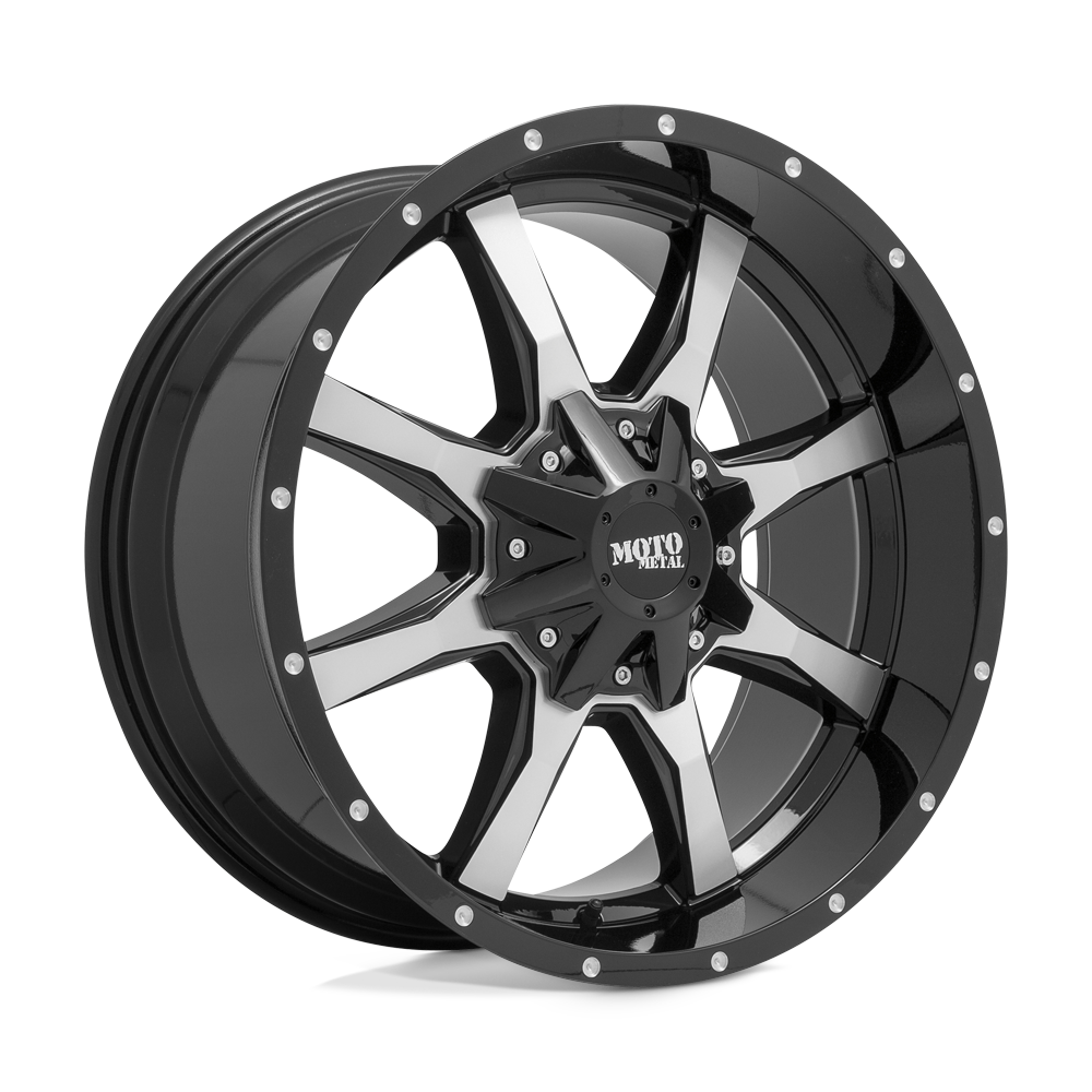 Moto Metal MO970 20X9 BLANK G-BLK MACH 45MM (108-135)