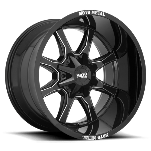 MO970 20X9 8X6.5 G-BLK MILL SPK 18MM