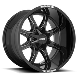 MO970 18X10 5X5.0/5.5 G-BLK MILL SPK -24MM